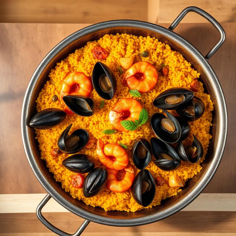 Paella de marisco