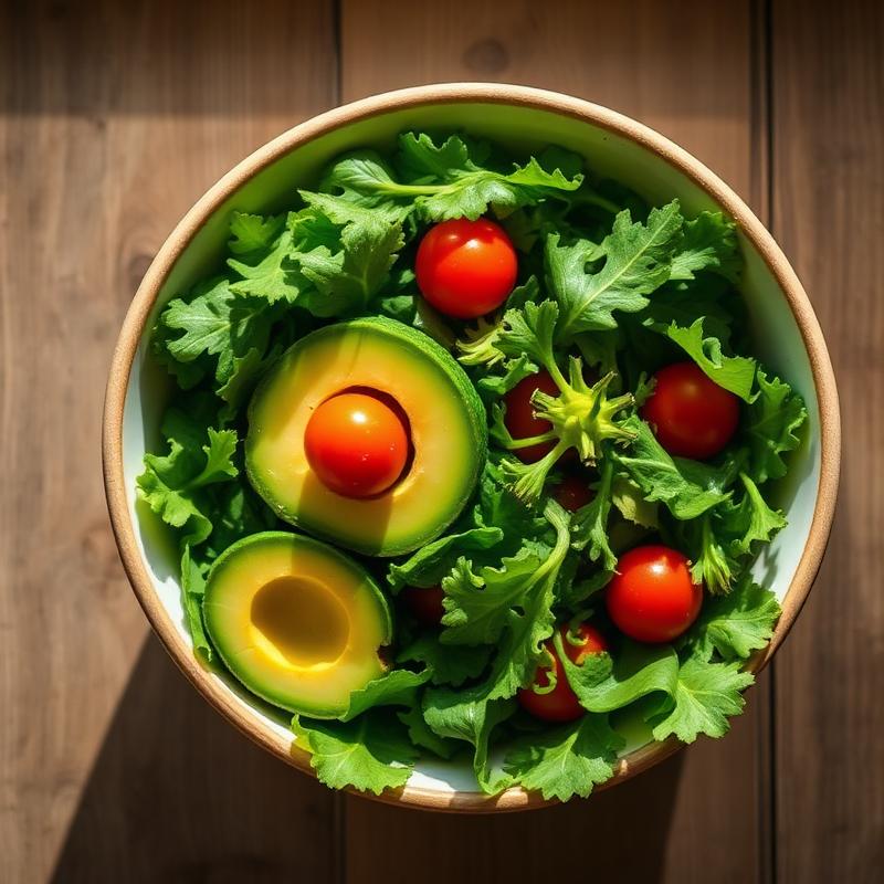 Ensalada de aguacate y tomate
